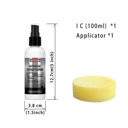 Hydroshine Car Interior Conditioner Interior Plastic Leather Restorer Wax Coat Exterior Cleaner Multifunctional Leather Care