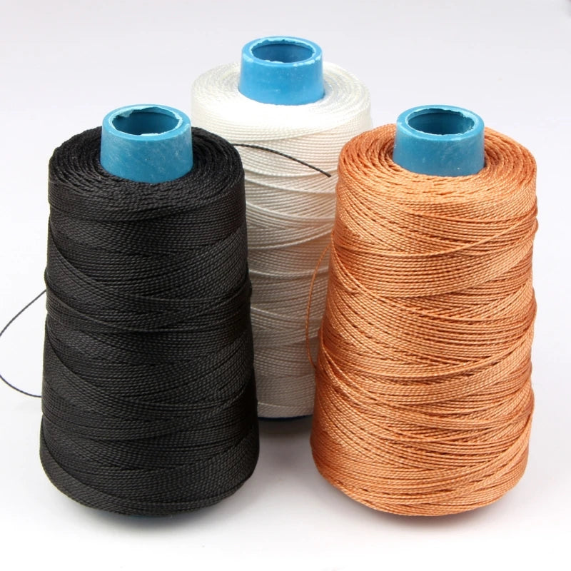 300M Nylon Sewing Thread for Repair Shoes Leather Sewing Waxed Thread Hand Stitching Sewing Tools Accessories Solid Color