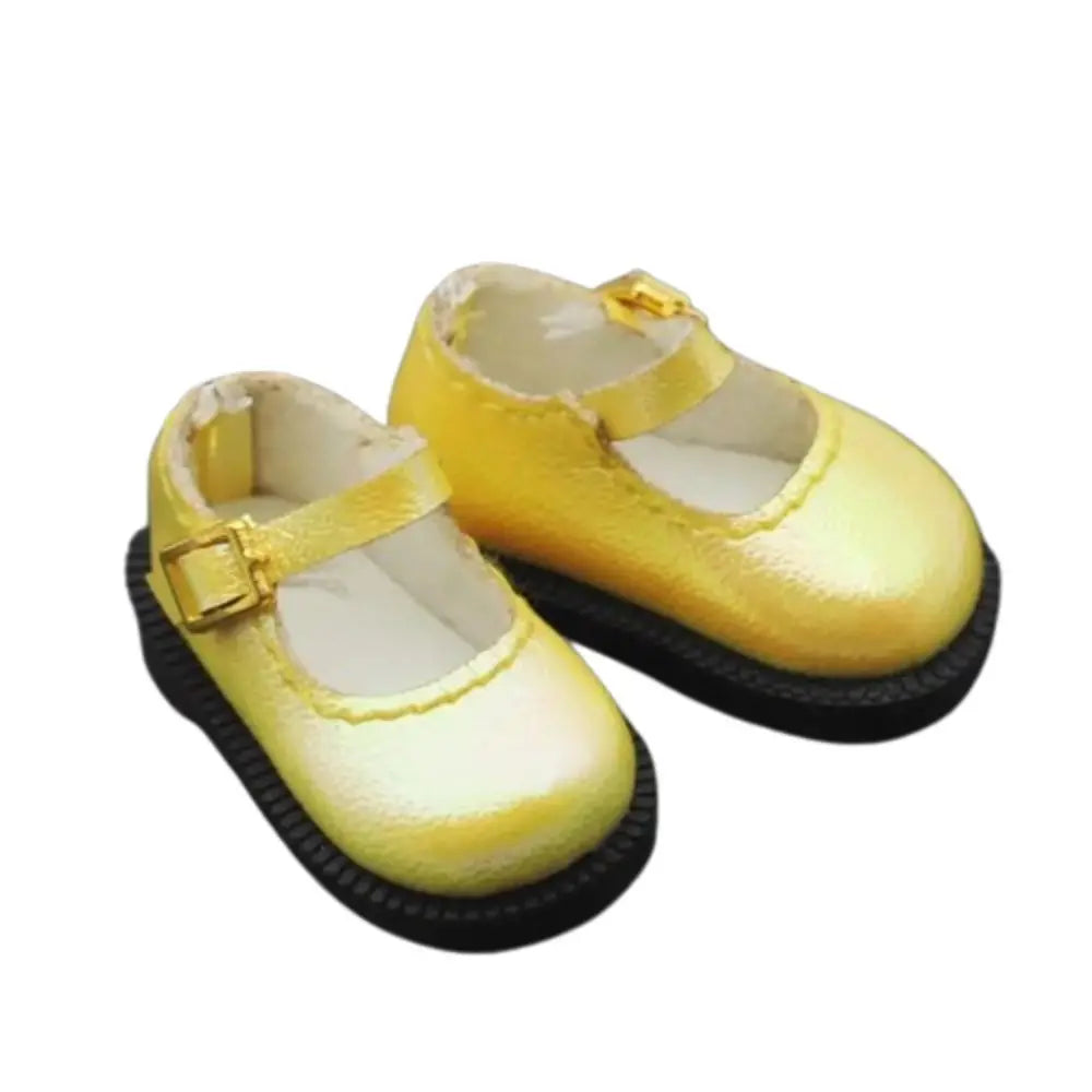 Accessories PU Leather 10cm Cotton Shoes Shoes Lightweight PU Leather Shoes 1 Pair Cute Leather Boots Clay