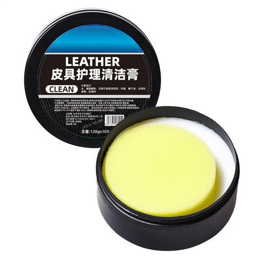 120g Leather Cream For Car Home Leather Shoes Bags Leather Care Cream Leather Maintenance Cream Leather Craft Accessories