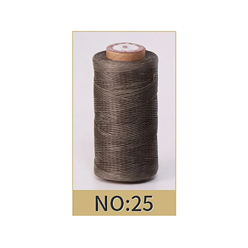 50M 0.8mm Thickness Waxed Thread For Leather Waxed Cord For Diy Handicraft Tool Hand Stitching Thread Flat Waxed Sewing Line