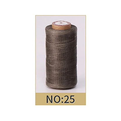 50M 0.8mm Thickness Waxed Thread For Leather Waxed Cord For Diy Handicraft Tool Hand Stitching Thread Flat Waxed Sewing Line