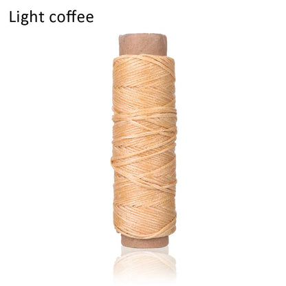 30m/roll 150D Flat DIY Hand Stitching Leather Sewing Line Waxed Thread Cord
