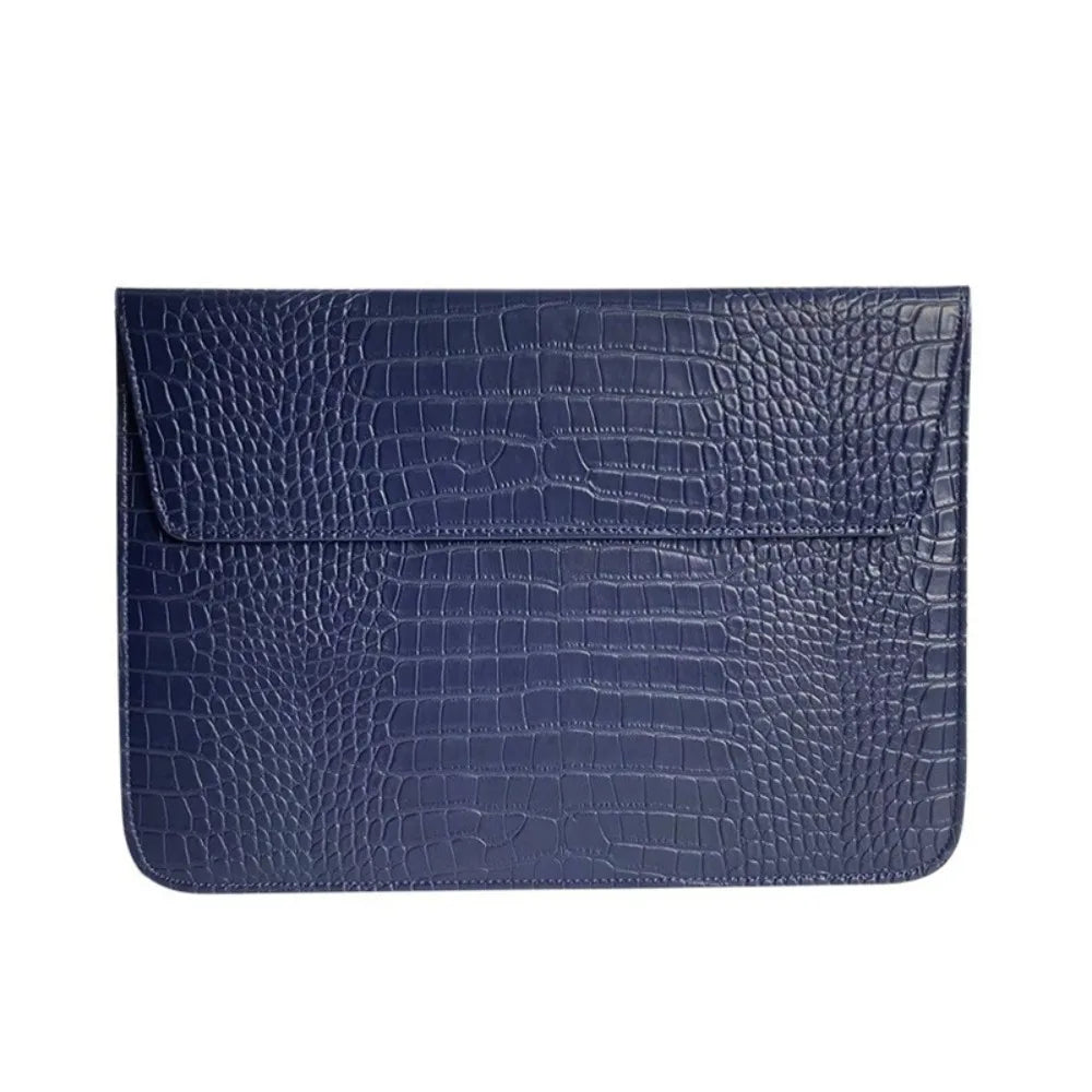 Magnetic Closure 13inch Laptop Bags Leather Bracket Laptop Sleeve Pouch Waterproof Lightweight Notebook Sleeve