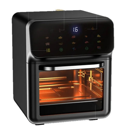 DIVEDEER new 10L multifunction oven intelligent air fryer household multi-layer baking electric oven