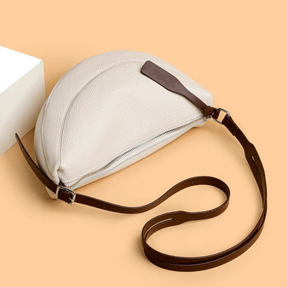 Women Genuine Leather Handbags Designer Fashion Daily Use Purse Female Shoulder bags Luxury Brand Cowhide Ladies Messenger Bags