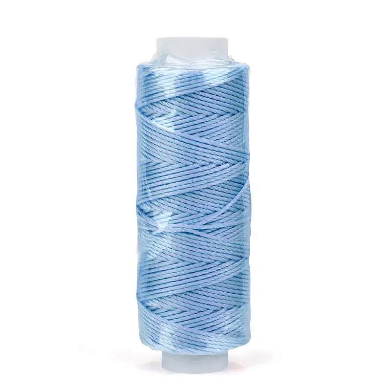0.65mm Leather Waxed Thread Cord Polyester Coated Sewing Thread DIY Handmade Leather Stitching Rope Bracelets Jewelry 25M