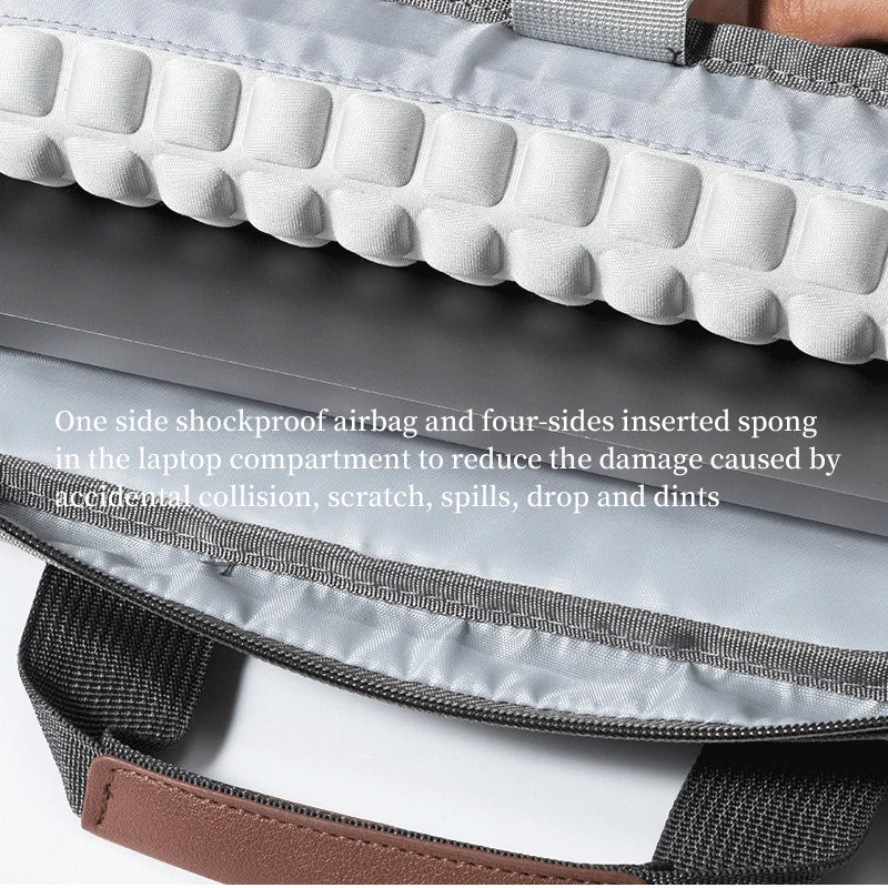 Laptop Bag for Men Business Briefcase Shoulder Handbag for Macbook HP Dell Lenovo Asus Surface Acer Huawei Notebook 14 15.6 inch