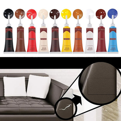 Leather Repair Paste Car Seat Sofa Leather Complementary Refurbishing Cream For Furniture Bags Shoes Scratches Cracks Filler