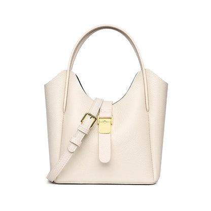 Women‘s Cowhide Genuine Leather Shoulder Bag Ladies Soft Natural Cow Leather Handbag Female Fashion Luxury Design Crossbody Bags
