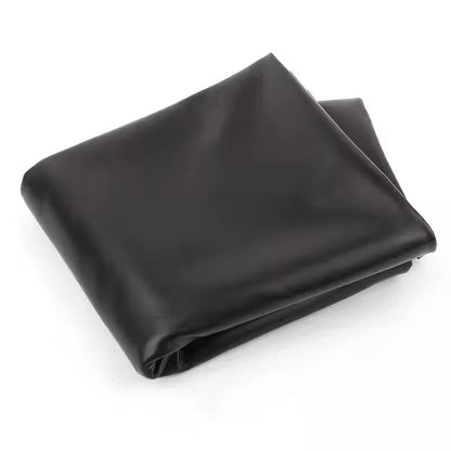 Ultra thin 0.6mm top layer sheepskin fabric handmade DIY clothing genuine leather fabric black high-end clothing leather