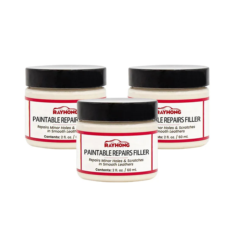 Leather restoring paste 60ml Natural Leather Filler Repair Compound Leather Restoration Cream For Tears Crack Burns Holes Filler