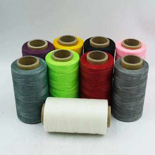 150D Flat 1mm Waxed Thread Wax String,Wax Leather Strings 280Yards/260meters