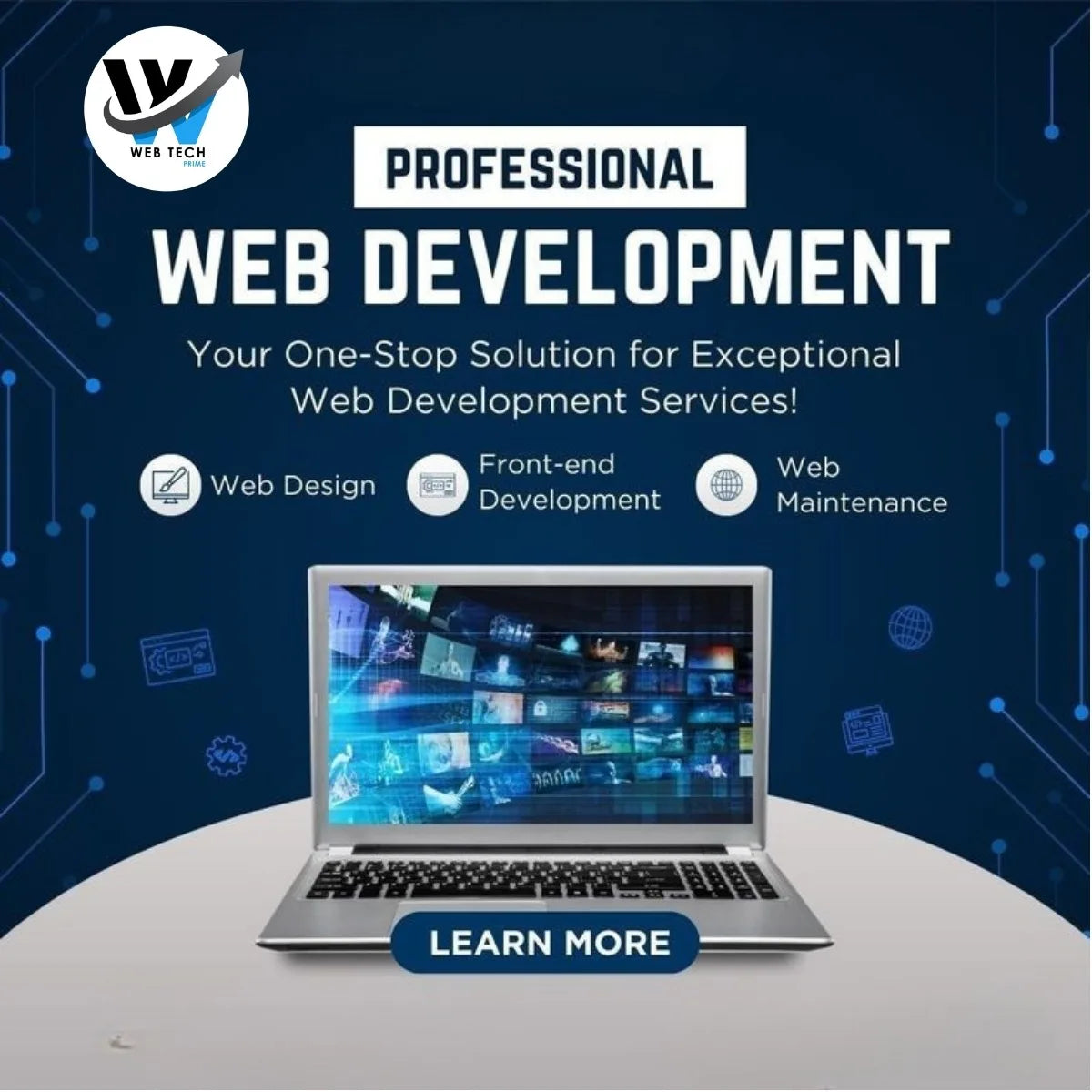 Web Tech Prime Full Cycle Web Development Services Programming & Development Software Solution