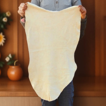 Natural Chamois Leather Car Cleaning Cloth Absorbent Suede Washing Towel for Auto Detailing