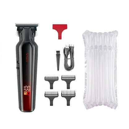 VGR Hair Trimmer Professional Clipper Rechargeable Haircut Machine Cordless Barber Digital Display Hair Trimmer for Men V-930
