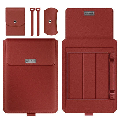 Pu Leather Laptop Sleeve Bag Case For Macbook Air Pro 13 14 16 M1 M2 M3 2020 2021 2022 2023 HP Dell 15 17 Inch Notebook Cover