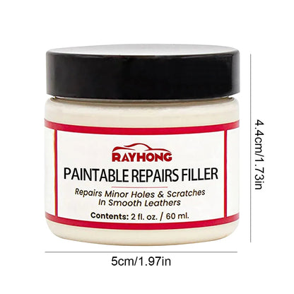 60ml Leather Filler Repair Compound Leather Restoration Cream Car Leather Conditioner Cleaner Auto Leather Repair Cream
