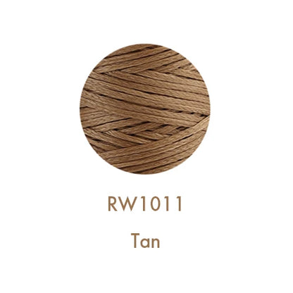 150D 0.8MM Flat Waxed Sewing Thread 260Meters Waxed Thread For Leather Waxed Cord For Leather Craft Hand Stitching Thread