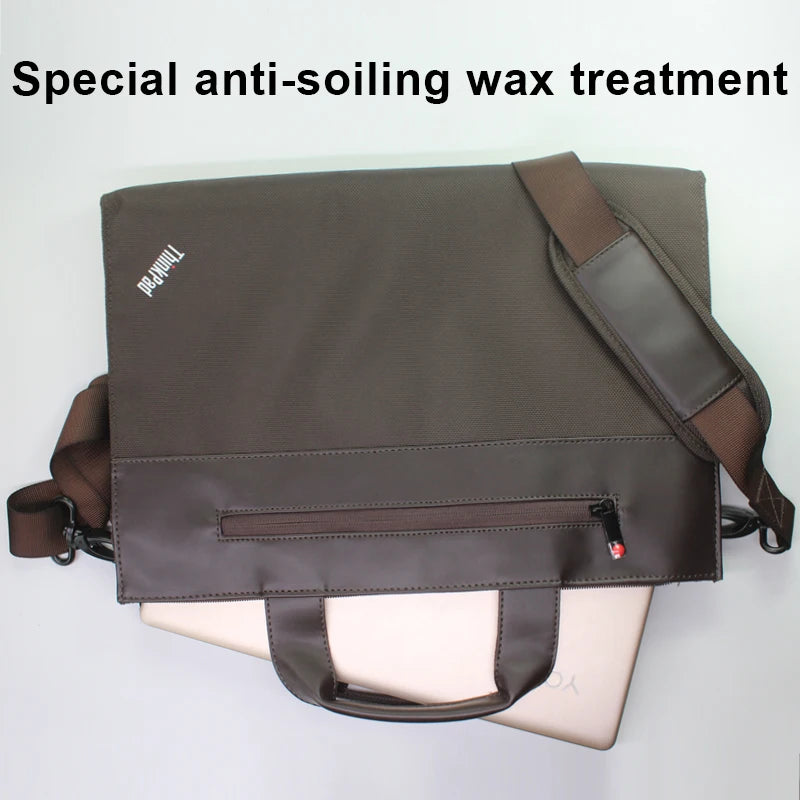 Laptop Bag Lenovo Laptop Bag 4X41C71240 ThinkPad Elite Shoulder Bag Set Brown Business Laptop Bag for MacBook Air Pro 13 14 15.6inch