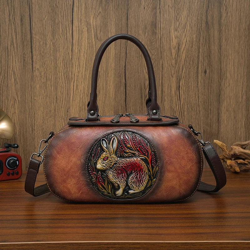Luxury Designer Handbag Women Shoulder Bag Classic Retro Handbag 3D Oval Torebki Gift Pack Simulated Leather Small Crossbody Bag