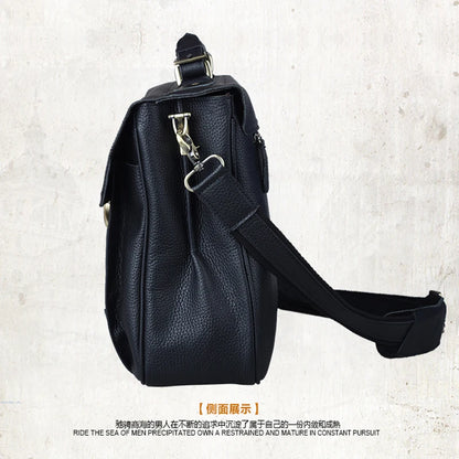 High Quality Cowhide Genuine Leather Briefcase for Men Business Bag 15.6"Laptop Case Male Portfolio Attache Office messenger bag