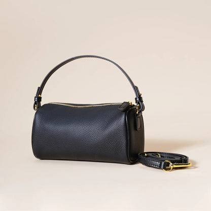genuine leather women's handbag simple and elegant crossbody bag first layer cowhide trendy versatile underarm bag for women