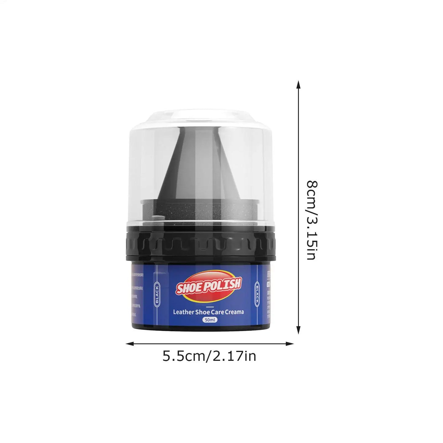 Leather cream leather care agent 50ml leather shoe care cream colorless shoe wax car leather care and interior cleaner