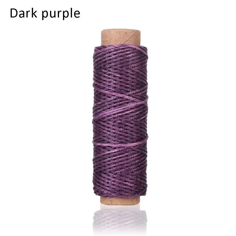 30m/roll Waxed Thread Cotton Cord String Strap Hand Stitching Thread for Leather Handicraft Tool Material Accessories