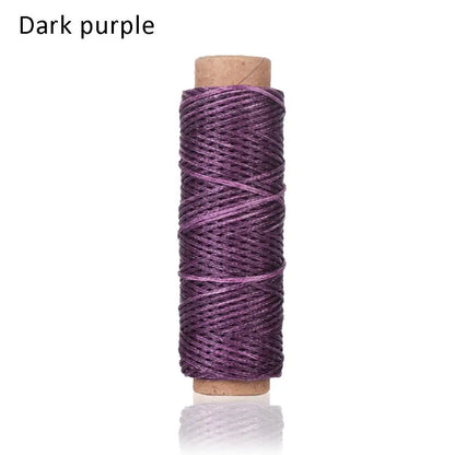 30m/roll Waxed Thread Cotton Cord String Strap Hand Stitching Thread for Leather Handicraft Tool Material Accessories