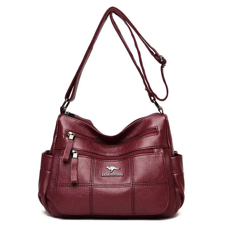 High Quality Leather Handbags Women Bags Luxury Brand Designer Shoulder Crossbody Hand Bags for Women 2026 Purses and Handbags
