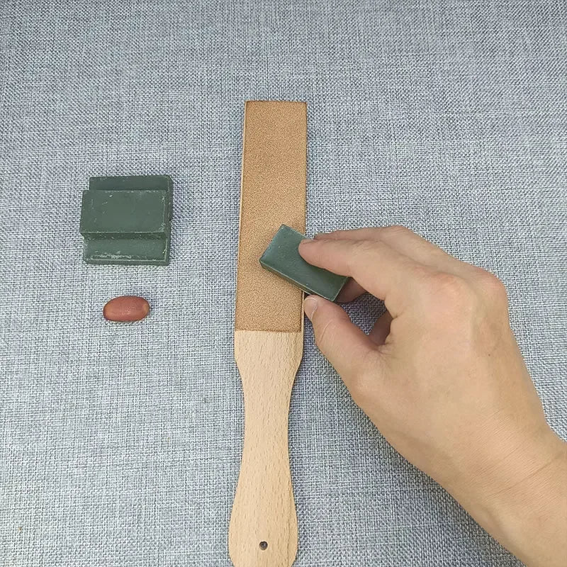 Leather for Knife Sharpening with Polishing Compound - Double Sided Stropping Leather : Knife for Wood Carving and Woodworking.