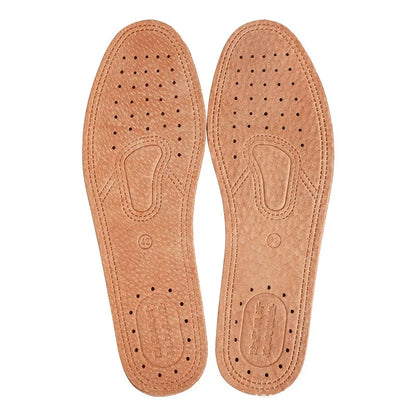 Leather Insoles for Men and Women Breathable Suitable for Summer Absorb Sweat Comfortable Thick Cowhide Sports Shoes