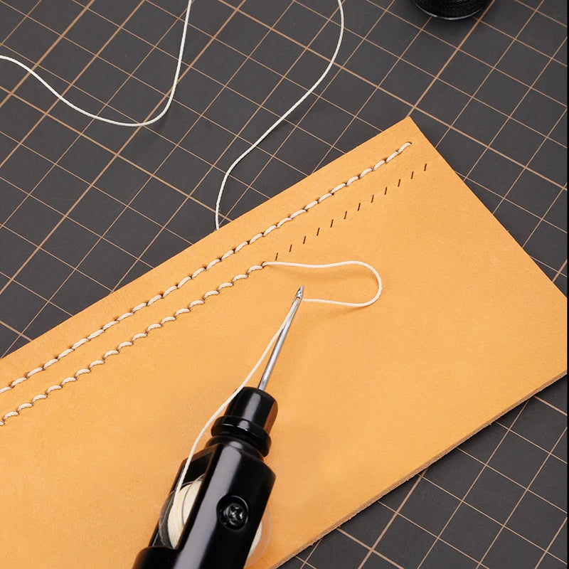 WUTA Leather Sewing Machine Awl Thread Kit Speedy Stitching DIY Leather Craft Tools Hand Stitcher Shoemaker Canvas Repair Tool