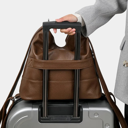 Top Quality Leather Backpack Women Bagpack Female Large Capacityf or Commute Travel School Backpack Shoulder Bags for Women Sac