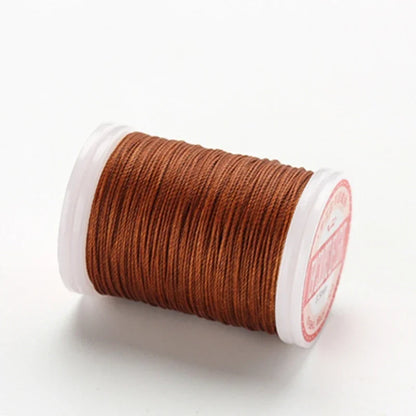 Waxed Thread For Leather DIY Accessories Leather Craft Sewing Thread Round Waxed Thread Polyester Cord Wax Coated Strings