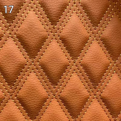 100x158cm Faux Leather Fabric Foam Quilted Padded for Car Interior Seat Cover Sofa Cushion Wear Resistant DIY