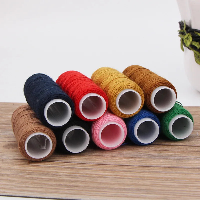 Wholesale Sewing Thread 150m/204 Polyester Three Strand Thread Line Sewing Machine Thread Needlework Patch Stitching Supplies