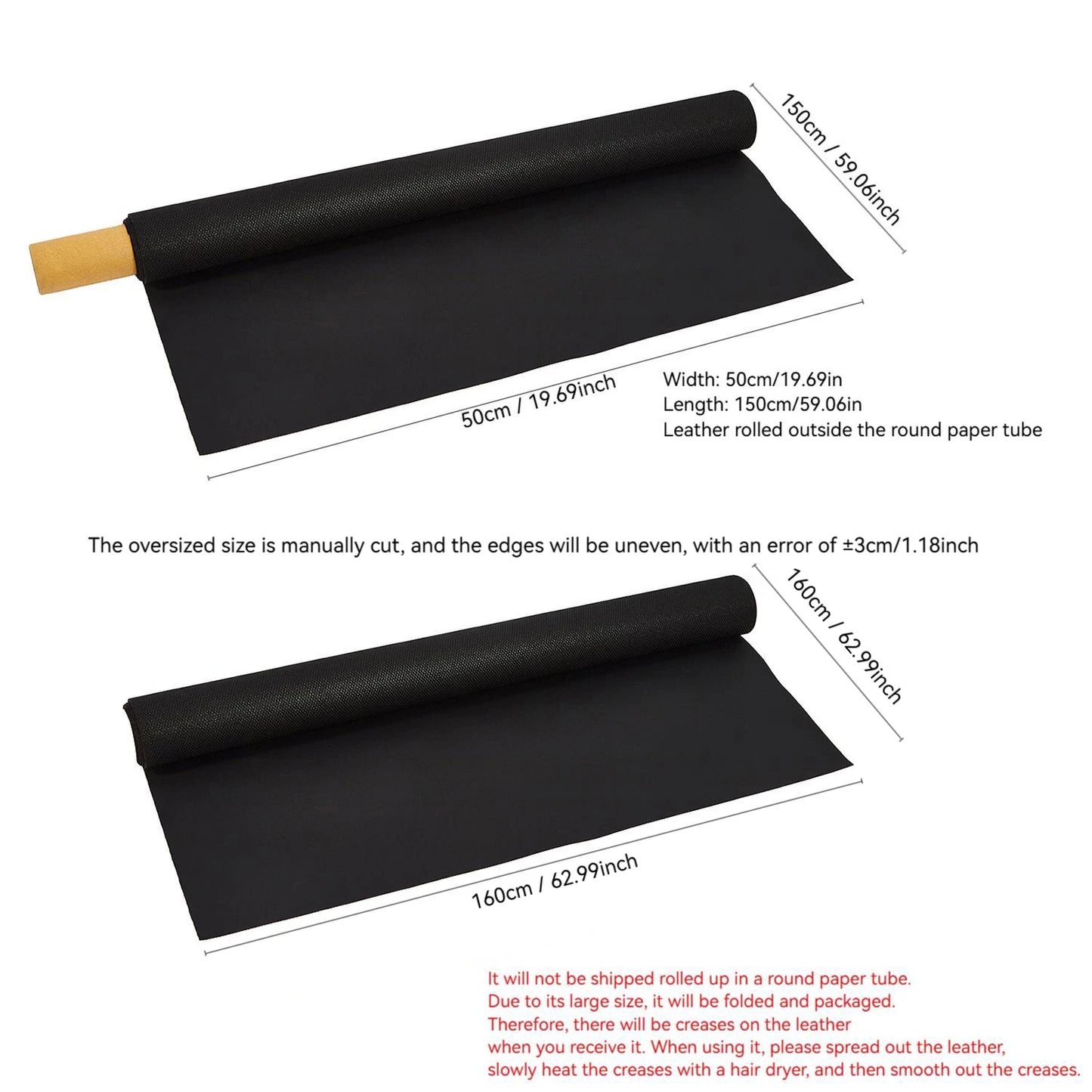 No Self-adhesive - Nappa Faux Leather - Soft, Waterproof & Scratch-Resistant for Sofa, Car Seats, Bags - Without Self-adhesive