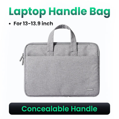 UGREEN  Leather Laptop Bag for Macbook Pro 13 14  Macbook Air Laptop Storage Bag Sleeve Case for iPad Pro Air Notebook Bag