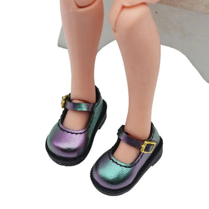 Accessories PU Leather 10cm Cotton Shoes Shoes Lightweight PU Leather Shoes 1 Pair Cute Leather Boots Clay