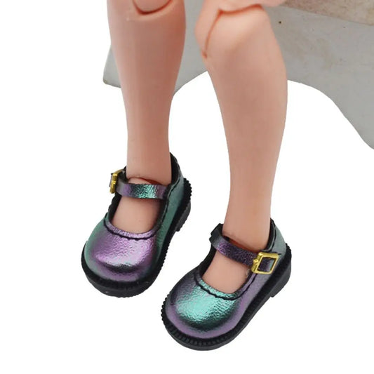 Accessories PU Leather 10cm Cotton Shoes Shoes Lightweight PU Leather Shoes 1 Pair Cute Leather Boots Clay