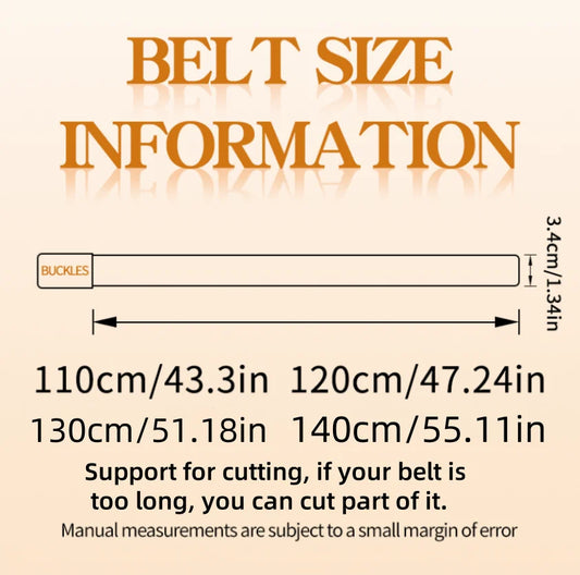 Men's Leather Belts Fashion Automatic Buckle Cowskin Male Belts Luxury Designer Black Brown 3.5cm