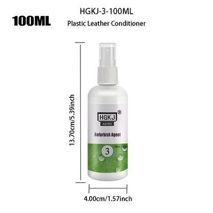 Plastic Leather Renovater Car Interior Conditioner Delay Oxidation Seat Leather Liquid Restore Detailing Cleaner Spray AUTO 3