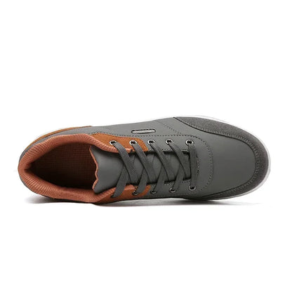 Leather Men Shoes Sneakers Trend Casual Shoe Comfortable Breathable Leisure Male Sneakers Non-slip Footwear Men Sports Shoes
