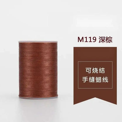 Hand High Quality Durable 0.35/0.45/0.55mm Leather Waxed Flat Wax Thread Cord For DIY Handicraft Tool Stitching Thread