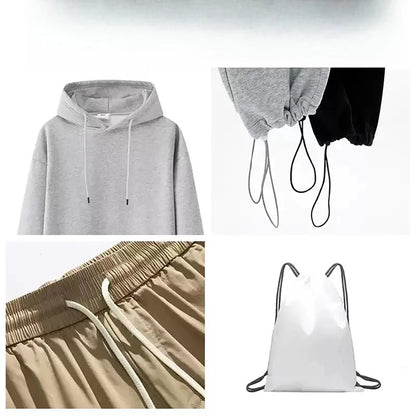 DIY Sewing Bendable Spring Drawstring Threader Clip Elastic Band Lace Cord Flexible Thread for Pants Hoodies Accessories