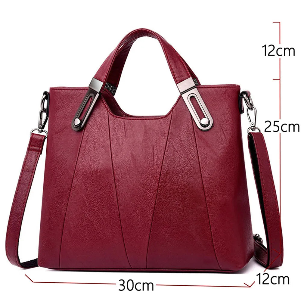 Brand Luxury Handbags Women Bags Designer PU Leather Handbag Leisure Crossbody Bags for Women 2021 New Lady Shoulder Bag Tote