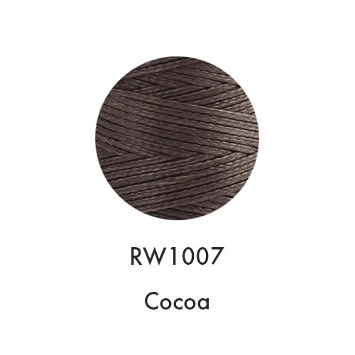 150D 0.8MM Flat Waxed Sewing Thread 260Meters Waxed Thread For Leather Waxed Cord For Leather Craft Hand Stitching Thread