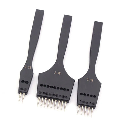 Leather Punch Tool Sharp Head Replaceable Pricking Iron Removable Round Hole Punch DIY Leather Craft Chisel 4 Size Available